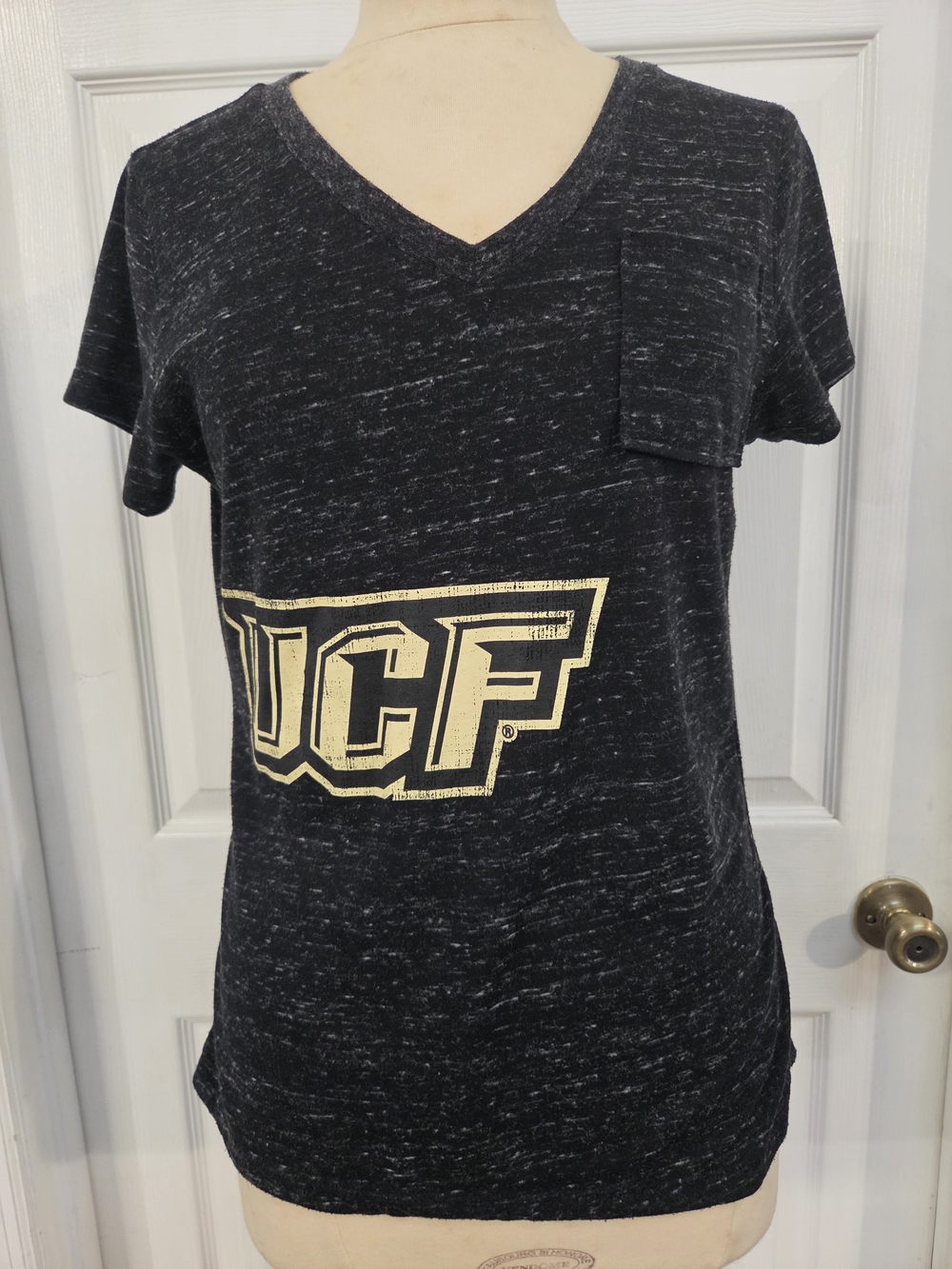 UCF Campus Heritage Black Heather Crewneck